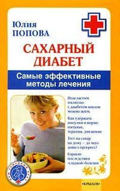 Юлия Попова Сахарный диабет. Самые эффективные методы лечения обложка книги