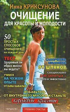 Инна Криксунова Очищение для красоты и молодости обложка книги