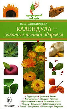 Нина Башкирцева Календула – золотые цветки здоровья обложка книги