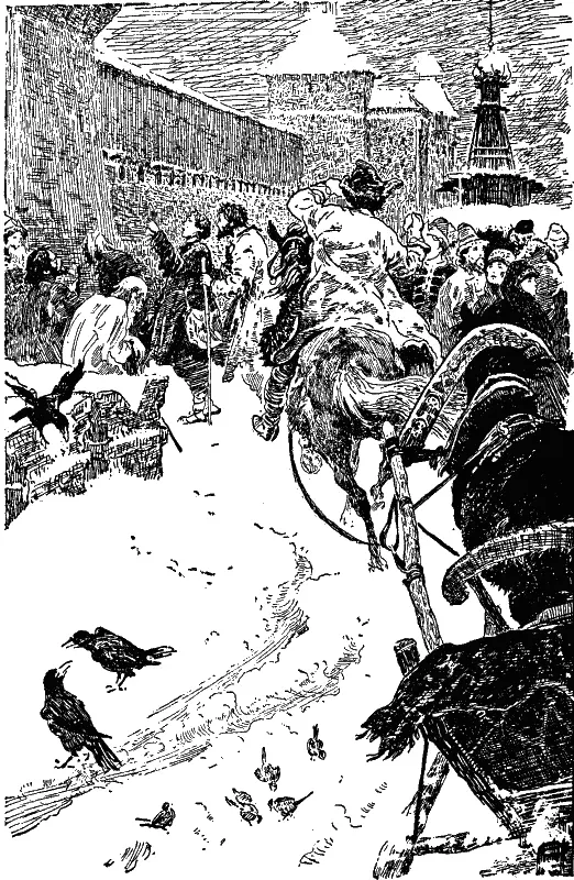 Боярин проехал гордый надменный высоко держа голову в драгоценной меховой - фото 10