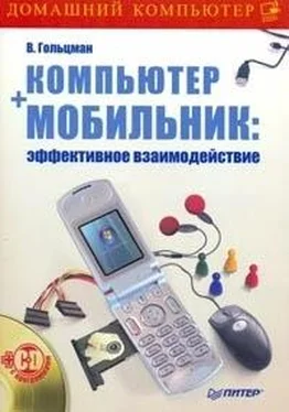 Виктор Гольцман Компьютер + мобильник: эффективное взаимодействие обложка книги