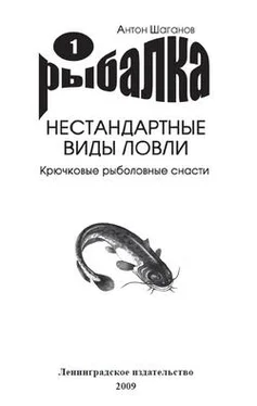 Антон Шаганов Крючковые рыболовные снасти обложка книги