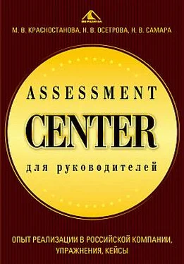 Николай Самара Assessment Center для руководителей. Опыт реализации в российской компании, упражнения, кейсы обложка книги