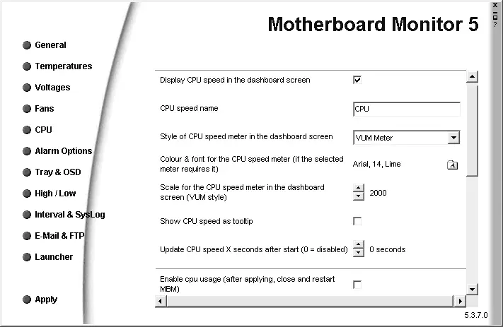 Рис 61Окно утилиты MotherBoard Monitor После запуска в области уведомлений - фото 98