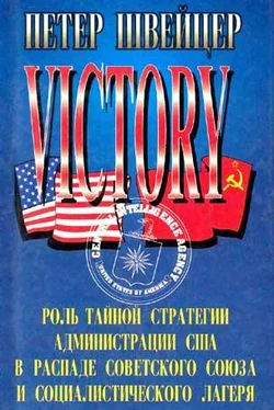 Петер Швейцер Победа. Роль тайной стратегии администрации США в распаде Советского Союза и социалистического лагеря обложка книги