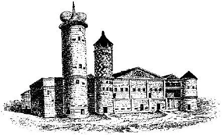 Хоромы Строгановых в Сольвычегодске Гравюра XVII века Но глубокая - фото 6