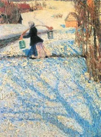 Мартовский снег Художник И Э Грабарь Великая княгиня Елизавета Федоровна - фото 114