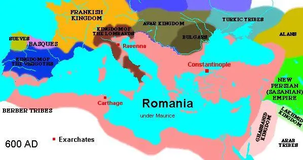 Приложение 3 Карта Византии 1я половина VII века This file was created - фото 2