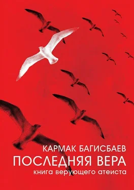 Кармак Багисбаев Последняя Вера. Книга верующего атеиста обложка книги