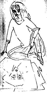 Автопортрет рисуещей на полу 1968 Взяв пятаки они пошли к морю На - фото 17