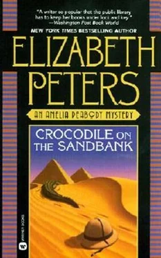 Elizabeth Peters Crocodile On The Sandbank обложка книги