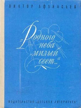 Виктор Афанасьев «Родного неба милый свет...» обложка книги