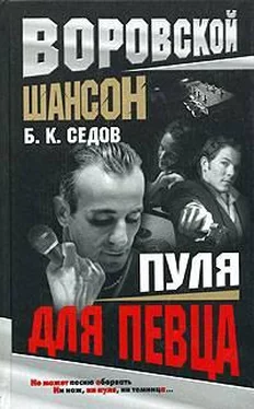 Борис Седов Пуля для певца обложка книги