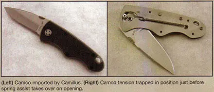 Новый механизм раскрывания ножей Camco импортируемых Camillus использует - фото 8