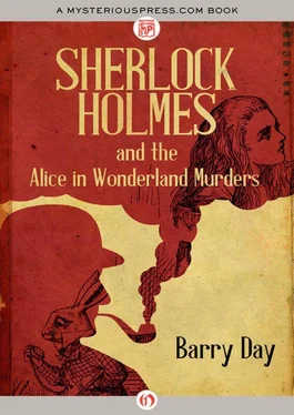 Barry Day Sherlock Holmes and the Alice in Wonderland Murders обложка книги