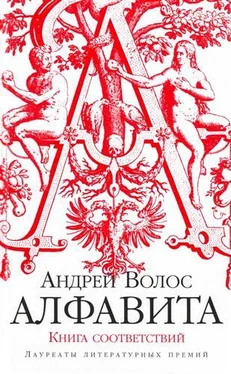 Андрей Волос Алфавита. Книга соответствий обложка книги