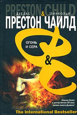 Линкольн Чайлд Огонь и сера обложка книги