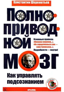 Константин Шереметьев Полноприводный мозг. Как управлять подсознанием обложка книги