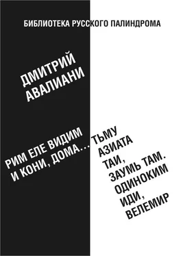 Дмитрий Авалиани Рим еле видим и кони, дома... тьму азиата таи, заумь там. Одиноким иди, Велемир обложка книги