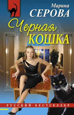 Марина Серова Черная кошка обложка книги