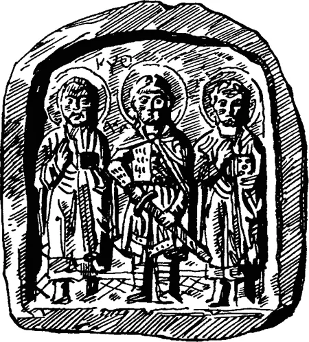 Каменная икона с изображением святых На протяжении семисот лет от Ледового - фото 7