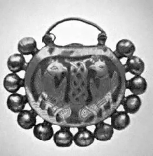 Ювелирное искусство Колт Серебро чернь Чернигов 1213 вв Исторический - фото 12