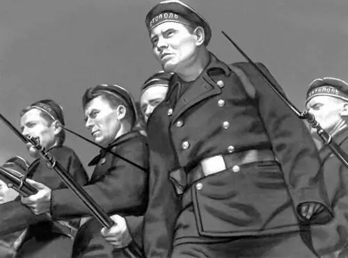 Кадр из фильма Мы из Кронштадта 1936 Реж Е Л Дзиган Дзидзи цусин - фото 9