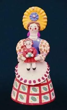 Дымковская игрушка Е З Кошкина Нянькакормилица 1969 Дымковская - фото 2