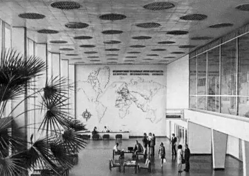 Международный аэропорт Шереметьево Зал ожидания 1964 Рис 1 Схематический - фото 8