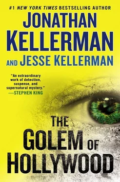 Джонатан Келлерман The Golem of Hollywood обложка книги