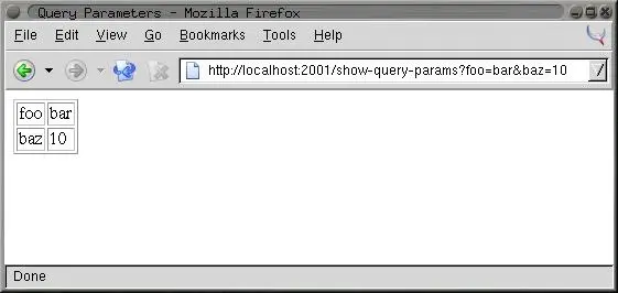 Figure 264 httplocalhost2001showqueryparamsfoobarbaz10 To - фото 15