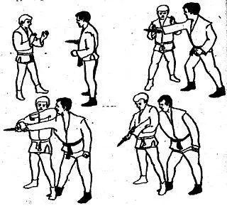 рис173176 Противник со средней или длинной дистанции угрожает ножомрис - фото 88