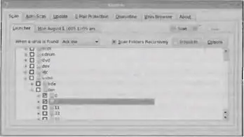 Рис 71 Программа KlamAV 715 ClamAV для Windows Если вам нужен - фото 229