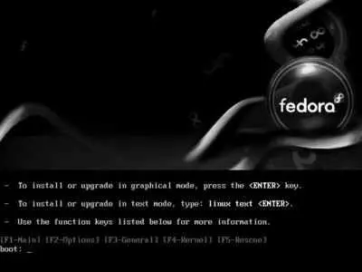 The boot prompt at the bottom of the screen lets you configure special - фото 2