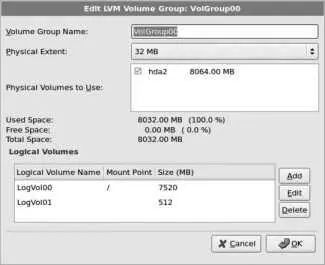 Start by changing the Volume Group Name at the top of this window from - фото 20