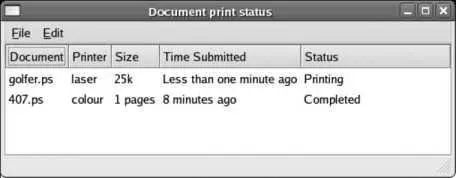 The lpq command provides another way of viewing a queues contents lpq - фото 55