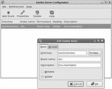 Under the Basic tab enter the directory name the name visible to the Windows - фото 120