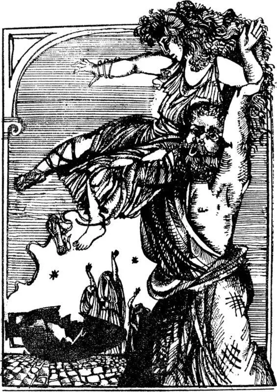 Ксантиппа же от стыда за наготу своих статных ног вынырнувших изпод пеплоса - фото 13