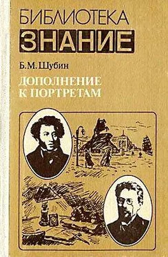 Борис Шубин Дополнение к портретам обложка книги