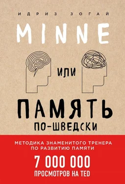 Идриз Зогай Minne, или Память по-шведски. Методика знаменитого тренера по развитию памяти обложка книги