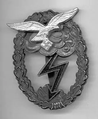 Знак За наземный бой Имел вид бронзового посеребренного венка из дубовых - фото 146