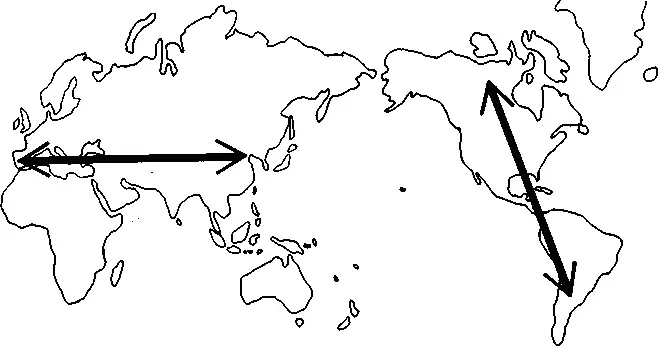 Plants and animals spread quickly and easily within a climate zone to which - фото 5