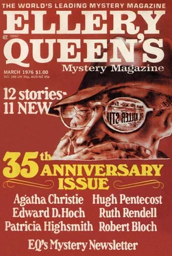 Аврам Дэвидсон Ellery Queen’s Mystery Magazine. Vol. 67, No. 3. Whole No. 388, March 1976 обложка книги