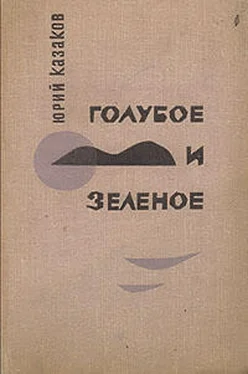 Юрий Казаков Голубое и зеленое обложка книги