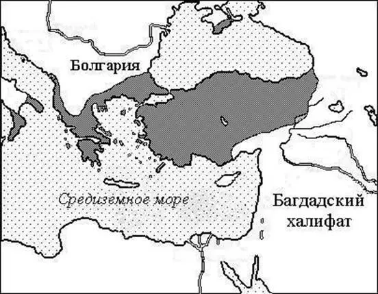 Рис 15 Византийская империя в середине IX века Кроме милиционных фемных - фото 25