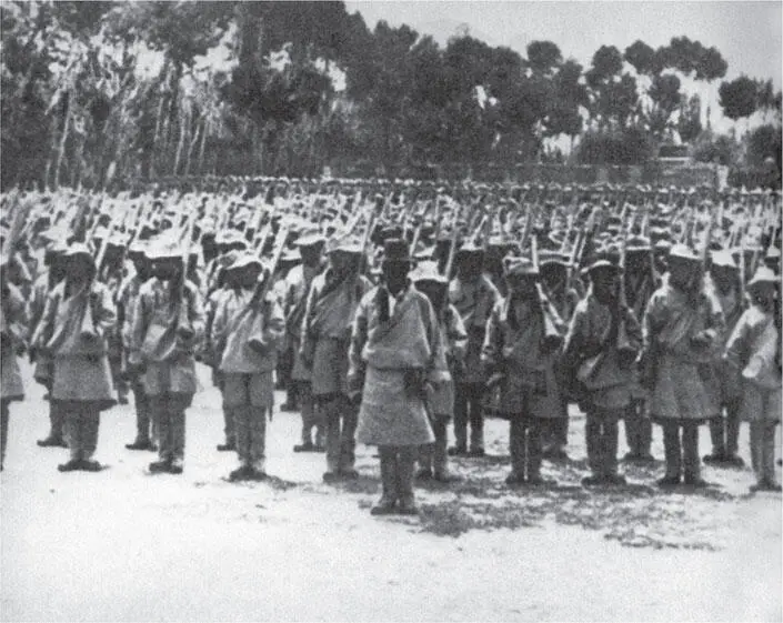 Перед китайским вторжением в страну армия Тибета была увеличена на 10 000 - фото 41