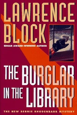 Lawrence Block The Burglar in the Library обложка книги