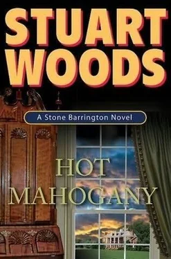 Stuart Woods Hot Mahogany обложка книги