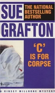 Sue Grafton C is for Corpse обложка книги