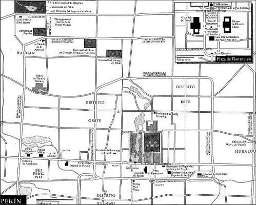 Plano de Pekin Prólogo La plaza 1996 Había tardado siete años en volver a - фото 3